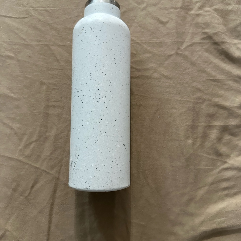 Ozark Trail White Speckled Insulated Water Bottle - no lid